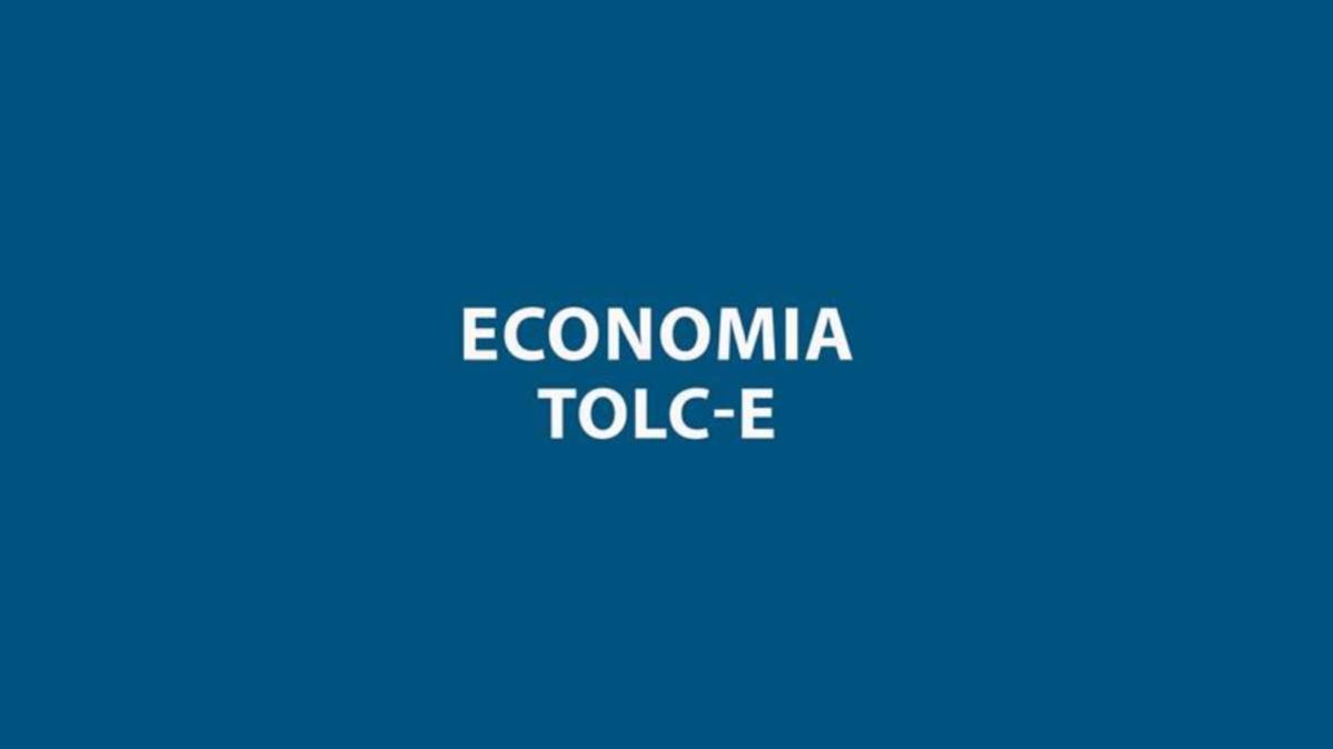 tolc-e - struttura del Test e sillabo